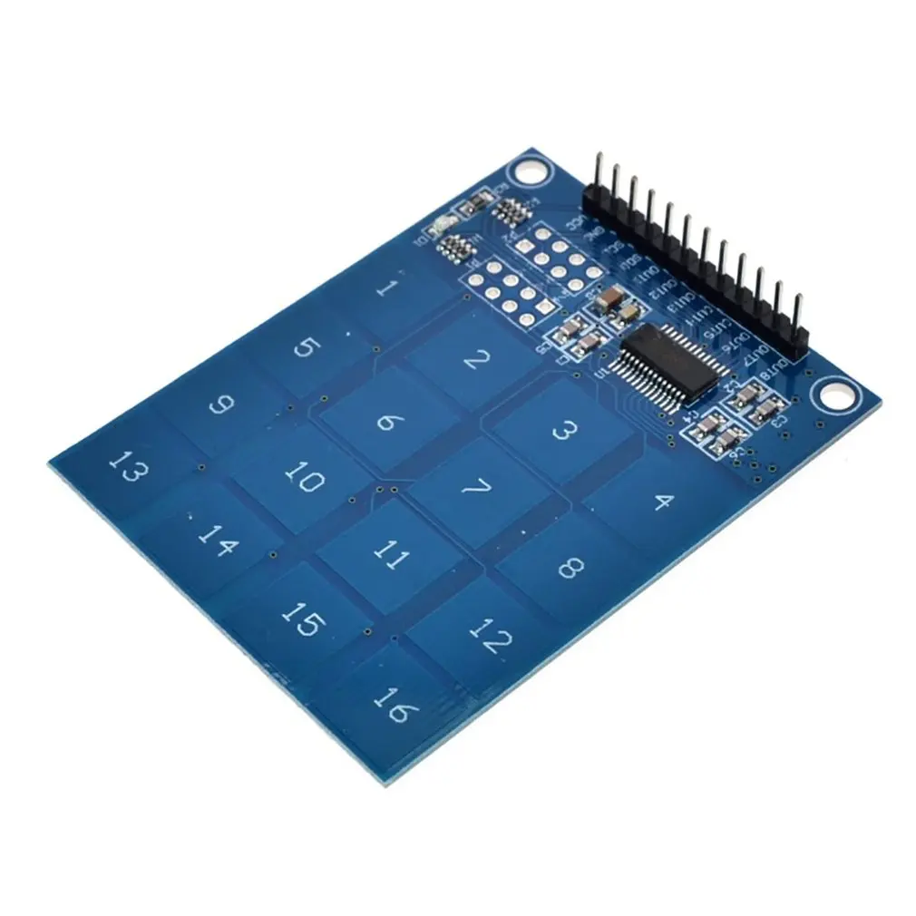 TTP229 1/4/8/16 системы безопасности-канальный цифровой емкостной переключатель сенсорный Сенсор модуль для Arduino доска электронный инструмент