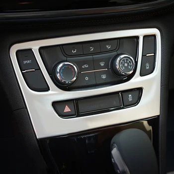 

ABS Matte Interior Center Air Conditioner Adjustment Button Panel Cover Trim For Opel Vauxhall Mokka / Buick Encore 2016 2017