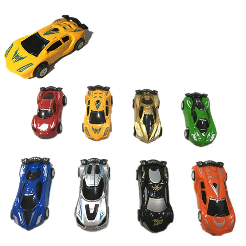 

8pcs Mini Vehicles Toy Multi-pattern Creative Pull Back Car Model Baby Kids Educational Gift Toy Random Color/design wholesale