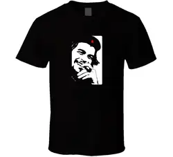 Винтажный Че Гевара хлопковая рубашка черная белая футболка Мужская Бесплатная доставка