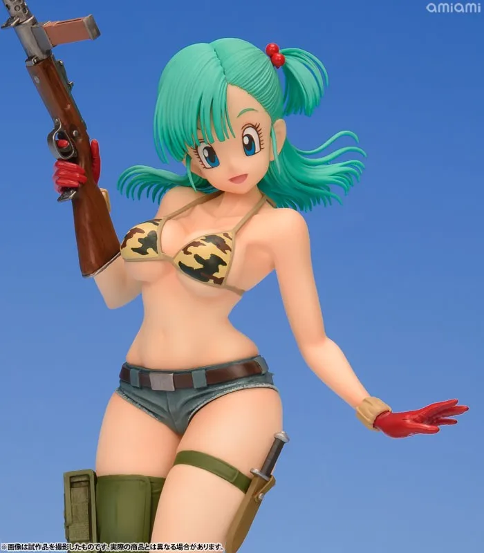 100% Оригинальные megahouse Dragon Ball Gals полную фигуру-bulma армия Ver. от "Dragon Ball"