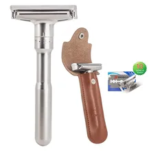 Предметы безопасности Бритвы бритвой для Для мужчин регулируемым близко бритья классический Double Edge Бритвы лезвия ножа Замена Набор для бритья Бритва Триммер лезвия для бритья бритва мужская Нож триммер для