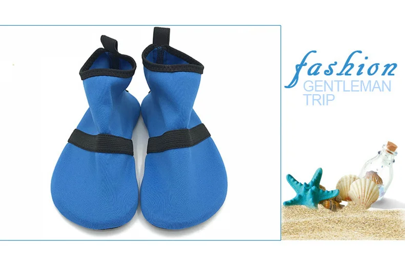 1 (12)Fashion Kid Aqua Shoes 4 Color Beach Stretch Fabric Quick Drying Sandals Light Breathable Anti Slippery Children Shoes