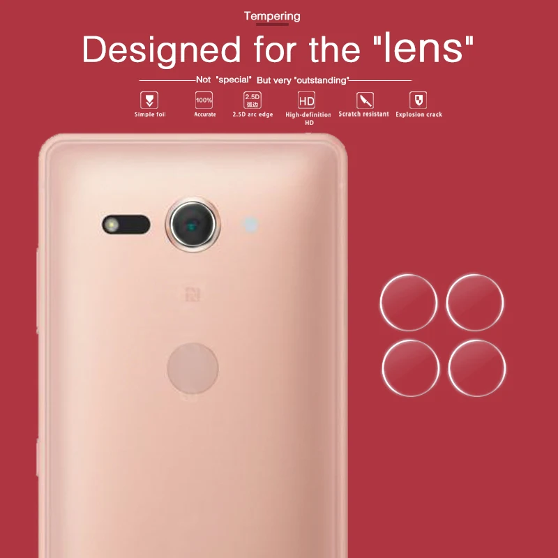 Защитное закаленное стекло для объектива камеры Sony Xperia XZ2 Compact Premium H8216 H8266 H8276 H8296