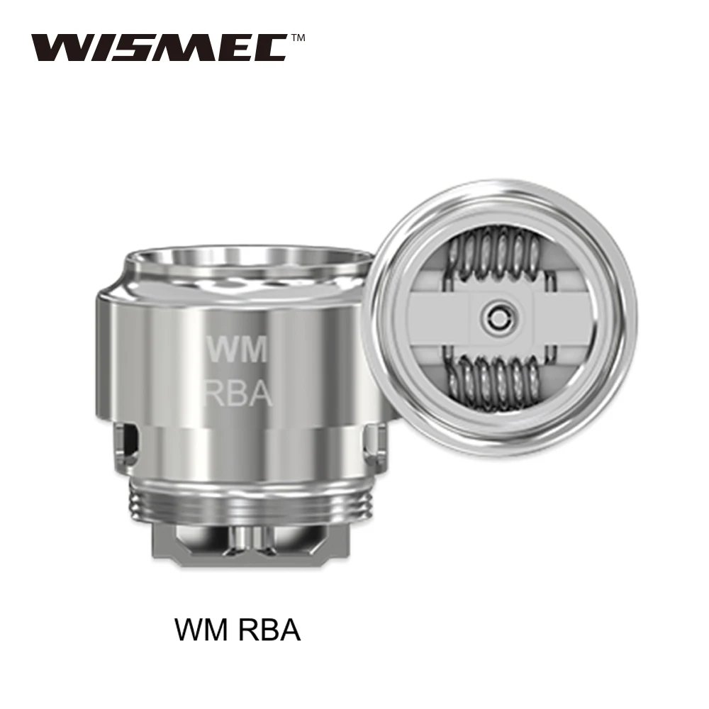 Оригинальная WISMEC WM RBA головка для Gnome Tank rba катушка сборки двойной катушки с