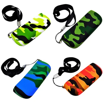 

PU Soft Camo Camouflage Case E Cigarette Accessories Protective Cover Antiscratch Sleeve With Lanyard Hole For IQOS 3.0