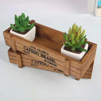

1PC Wooden Table Sundries Container Cosmetics Jewelry Storage Box Home Storage Box Wooden Jewelry Organizer EJL 0931