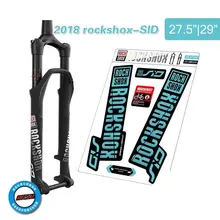 ROCKSHOX SID Передние наклейки на вилке горный велосипед MTB Велоспорт наклейка, подходит для 2" 27" 29"