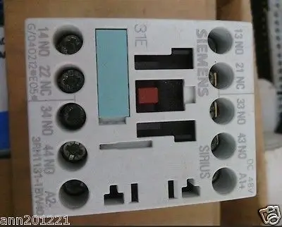 

DHL/EMS 2 LOTS 1PC Used Original AC contactor 3RH1131-1BW40 DC48V-A2