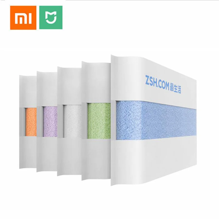 

2018 Original Xiaomi ZSH Polyegiene Antibacterical 100% Cotton 5 Colors Highly Absorbent Towel Young Series Bath Face Hand Towel
