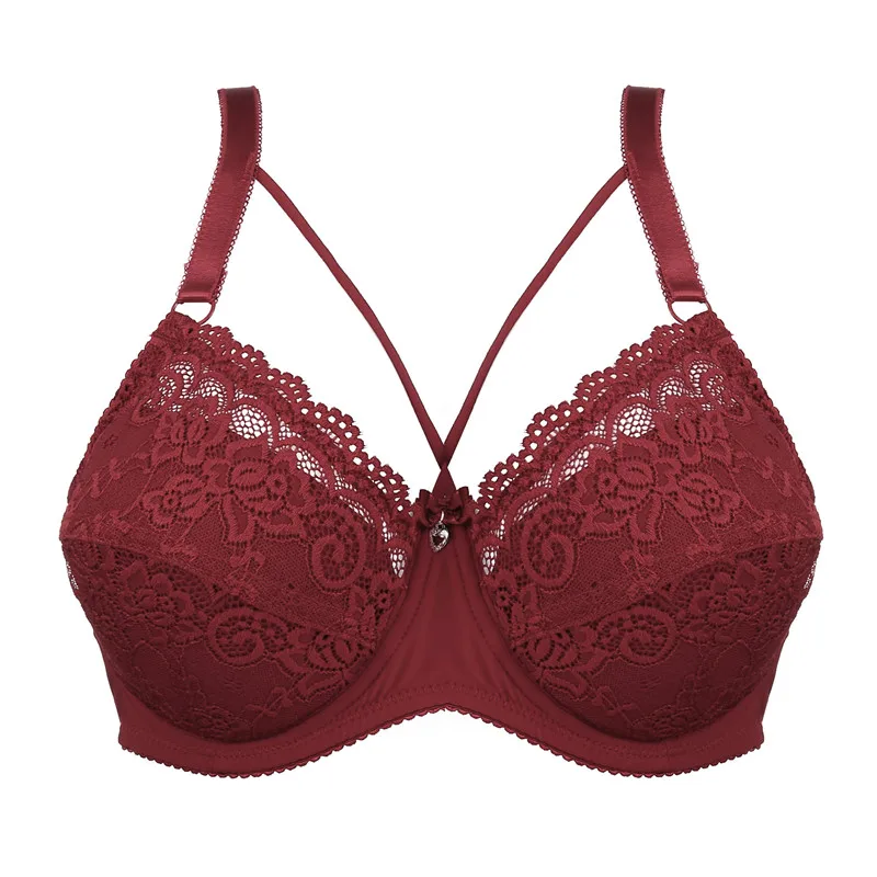 New-Plus-Size-Bra-Ultrathin-Lace-Bralette-For-Woman-Racerback-Push-Up-Cotton-Brassiere-Underwire-C(2)