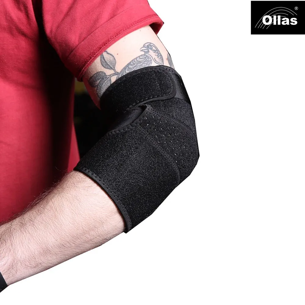 Ollas 1PC Sports Safety Elastic Elbow Brace Sleeve Elbow Pads for