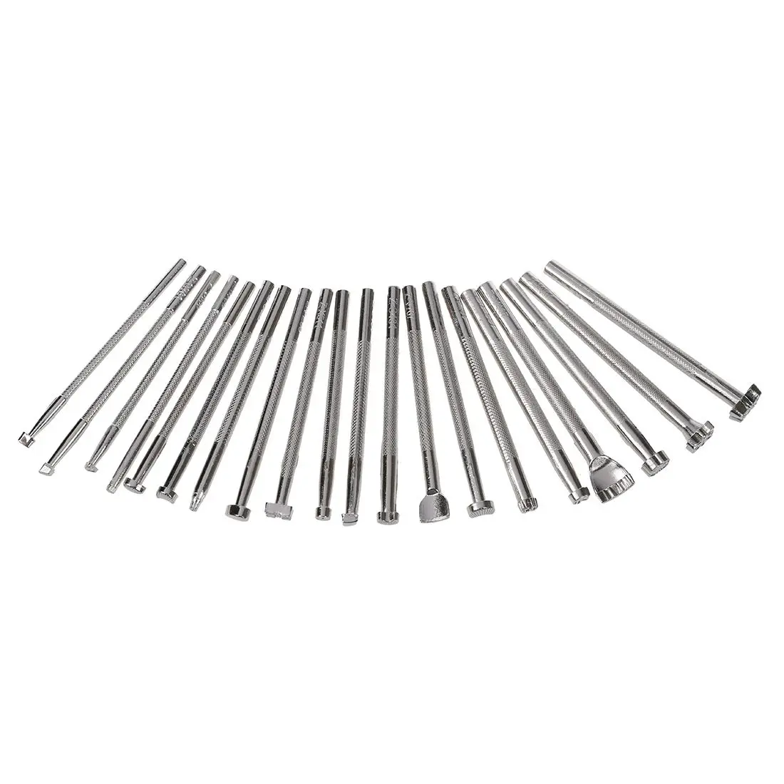 

20pcs Leather Hand Tool Metal Stamping Seal Caulker Handle leather Work