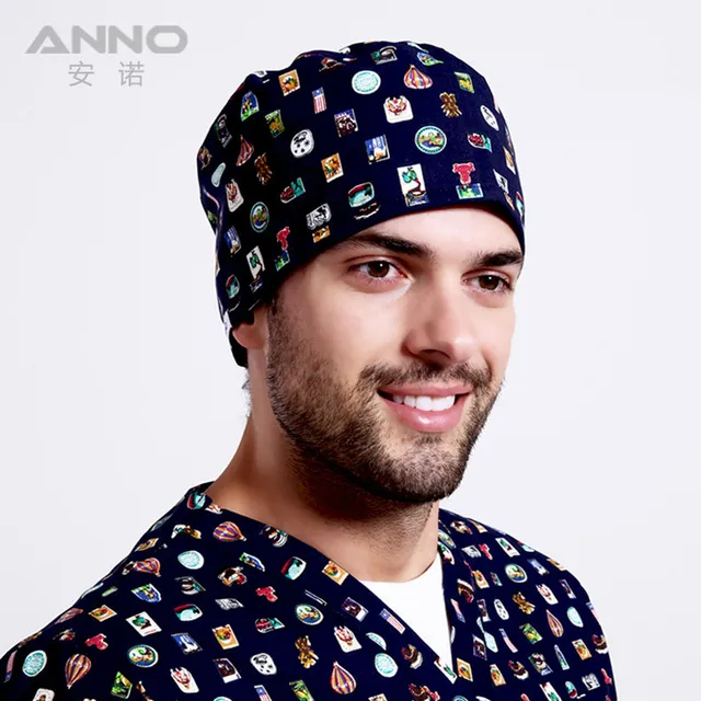 Nurses/doctors Colorful Print Scrub 
