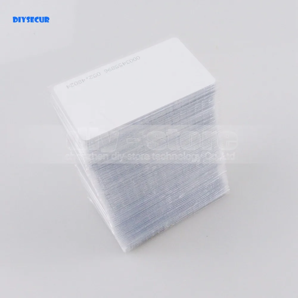 

DIYSECUR 100pcs/lot 125Khz RFID Proximity ID Card For Access Controller Or Time Clock