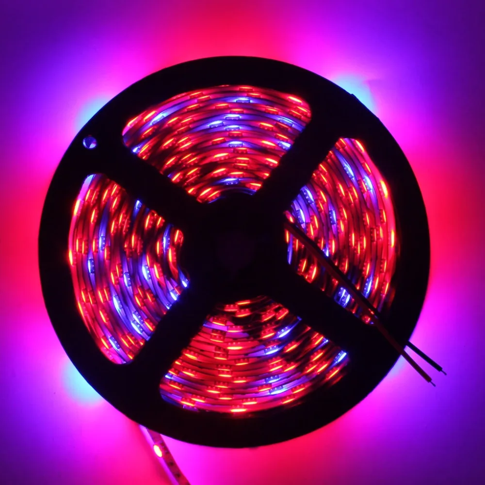 

Waterproof 1M 2M 3M 4M 5M 10M LED growing light IP45 Plant grow strip 4red 1blue Red wavelength 630-660nm Blue 450-465nm 60led