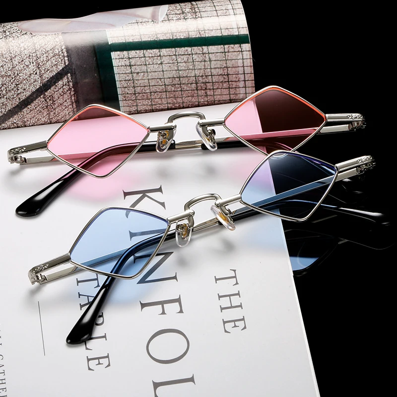TOEXPLORE ore Модные женские и мужские солнцезащитные очки с бриллиантами, металлическая маленькая оправа, брендовые дизайнерские зеркальные очки, классические роскошные солнцезащитные очки UV400