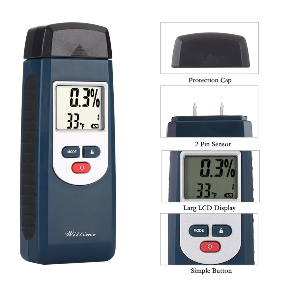 WT 1039 Moisture Meter High Accuracy Portable Handheld Moisture Tester