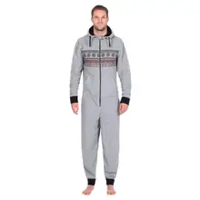 Vogue зима Для мужчин все в одном с капюшоном с длинным рукавом снег с цветочным принтом Zip брюки длинный комбинезон полиэстер Повседневное брюки поп# AA