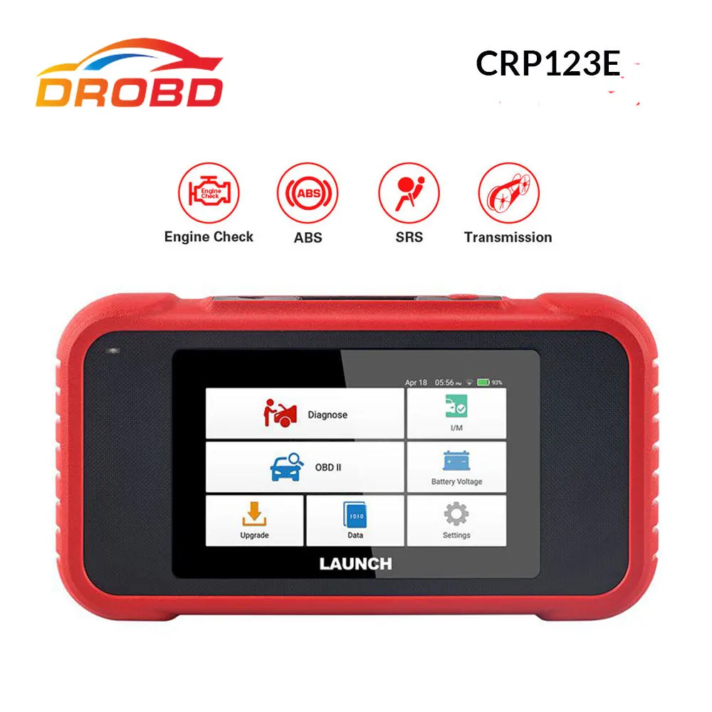 

Launch X431 CRP123E OBD2 OBDII Code Reader ENG ABS Airbag SRS AT Auto Car Diagnostic Tool CRP123E Scanner
