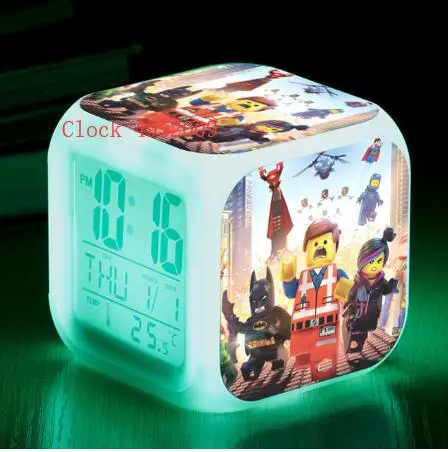 Бэтмена Lego 7 цветов леггинсы с реалистичным цифровым детский будильник Спальня