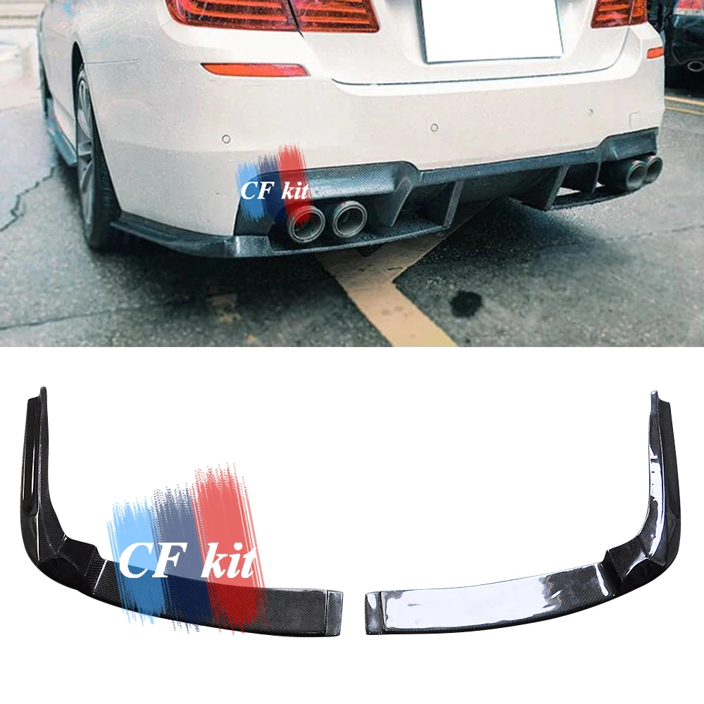 

CF Kit PSM Style Rear Splitters Real Carbon Fiber For BMW F10 5 Series M5 Protector Package Car Styling