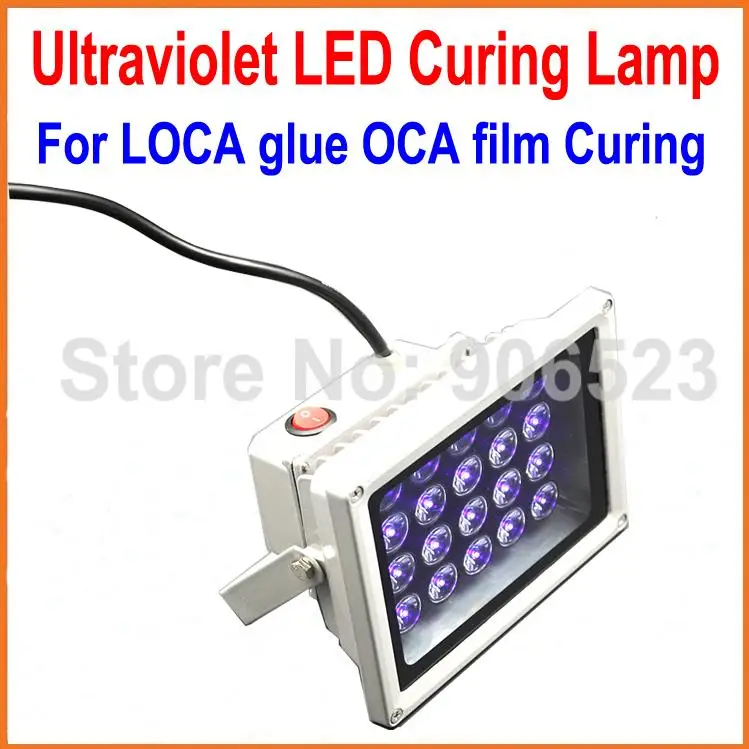 

1pcs 20 LED Bulbs UV LOCA Shadowless Glue Curing Light/Lamp/Drier for Refurbishing Cell Phone Touch Screen Digitizer Assembly