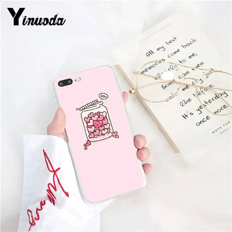 Yinuoda Kawaii японская клубника молоко роскошный уникальный чехол для телефона iPhone8 7 6