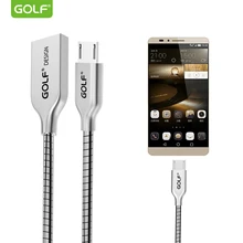 

100% Original GOLF Kirsite 1m Micro USB Data Transmit Charging Cable For Samsung S4 S6 S7 A5 A7 J5 J7 LG G3 Android Charge Wire