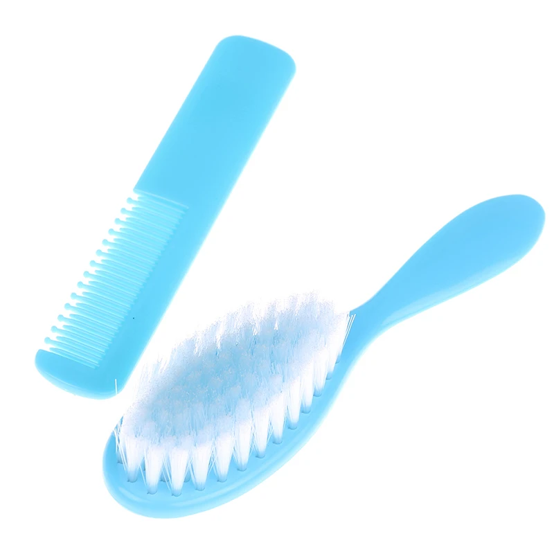 New 1Set New Professional Newborn/Infant/Toddler/Baby Boy Girl Hair Care Drop Shape Brush Hair+ Comb Hair Massage Sets