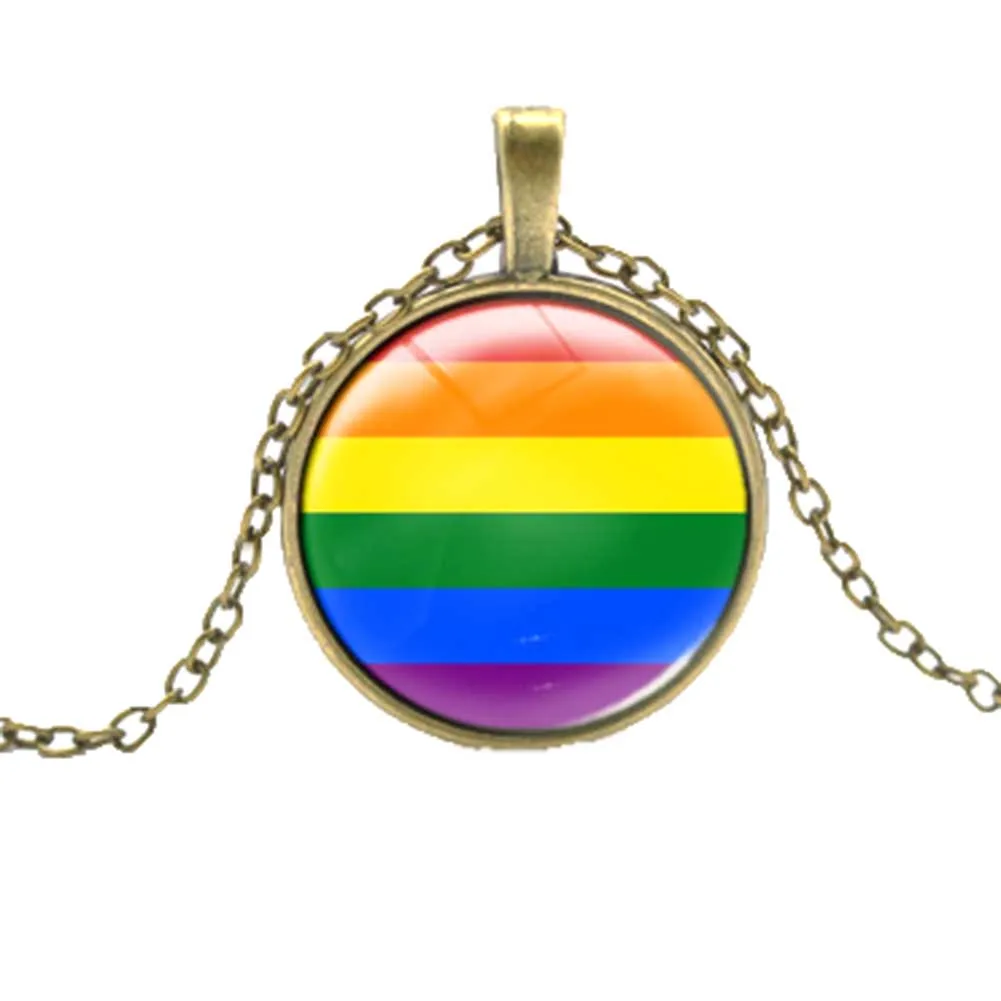 

Gay Pride Pocket Watch Necklace Same Sex Lgbt Jewelry Gay Lesbian Pride With Rainbow Love Wins Gift Same Sex Marriage