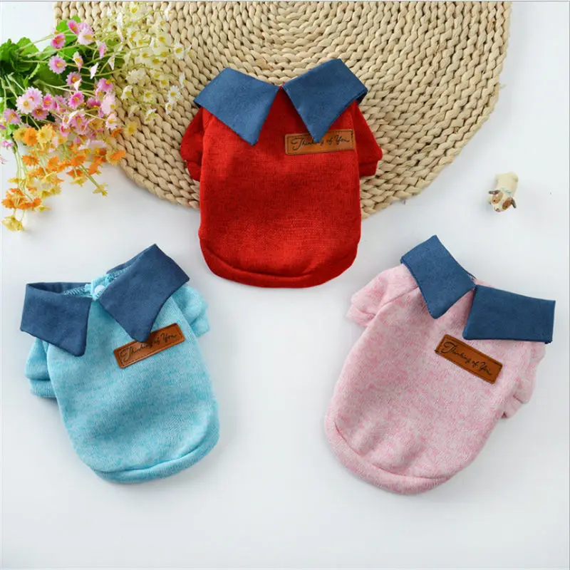 

Winter Warm Pet Dog Clothes Soft Cotton Hoodies Outfit For Small Dogs Chihuahua Pug Sweater Clothing Puppy Coat Jacket