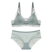 Застежка спереди, маленькая тонкая чашка, регулируемый, для молодых девушек, сексуальный бюстгальтер и трусики, набор, модное женское нижнее белье, пуш-ап, женское нижнее белье, наборы