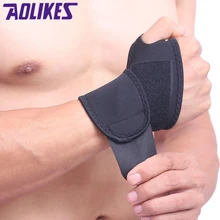 AOLIKES 2 шт спортивный манжет для поддержки запястья руки ремни обертывания для велоспорта бега для тяжелой атлетики и фитнеса для тренажерного зала, тенниса фиксатор запястья