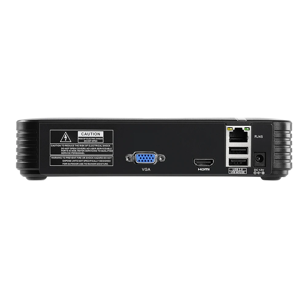 H.265 Max 4K Выход CCTV NVR 16CH 5MP / 8CH 4MP /4CH видео регистратор безопасности Обнаружение