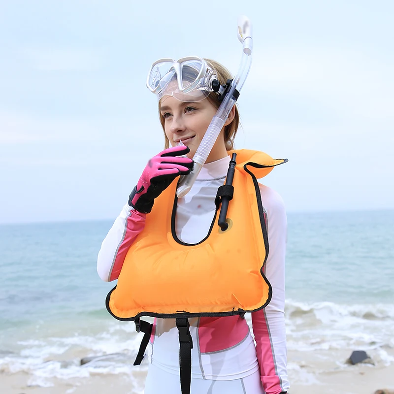 Snorkeling Swimwear Inflatable Life Jackets Vest for adults Swimwear