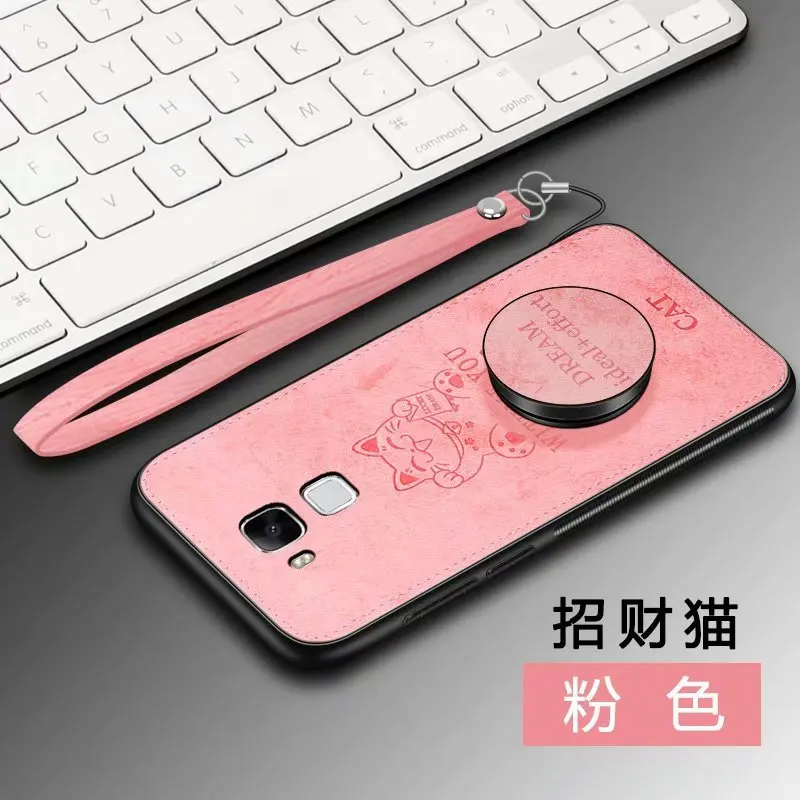 Чехол для huawei maimang 5 5," Олень Cat телефон чехол для задней крышки для huawei G9 плюс ремешок ручки Стенд держатель силиконовый мешок