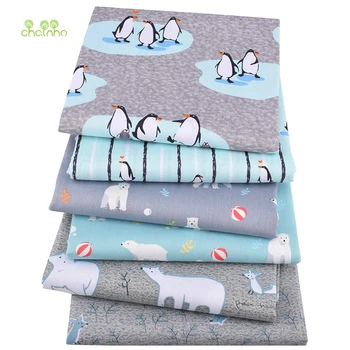 

Chainho,6pcs/lot,New Gray Cartoon Series,Printed Twill Cotton Fabric,Patchwork Cloth,DIY Sewing&Quilting Material For Baby&Child