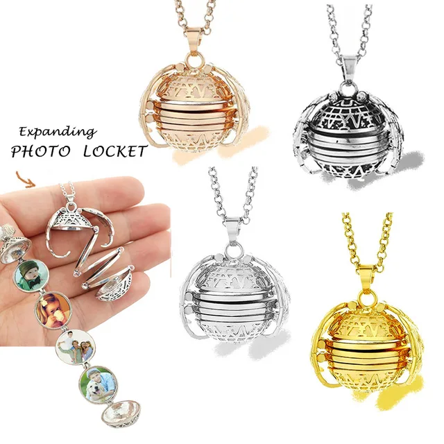 Expanding Photo Locket Necklace