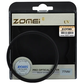 

Cheap Premium Original Zomei 77mm Lens UV Filter for Samsung Canon EOS Nikon Fujifilm DSLR SLR Camera & Camcorders 77 mm