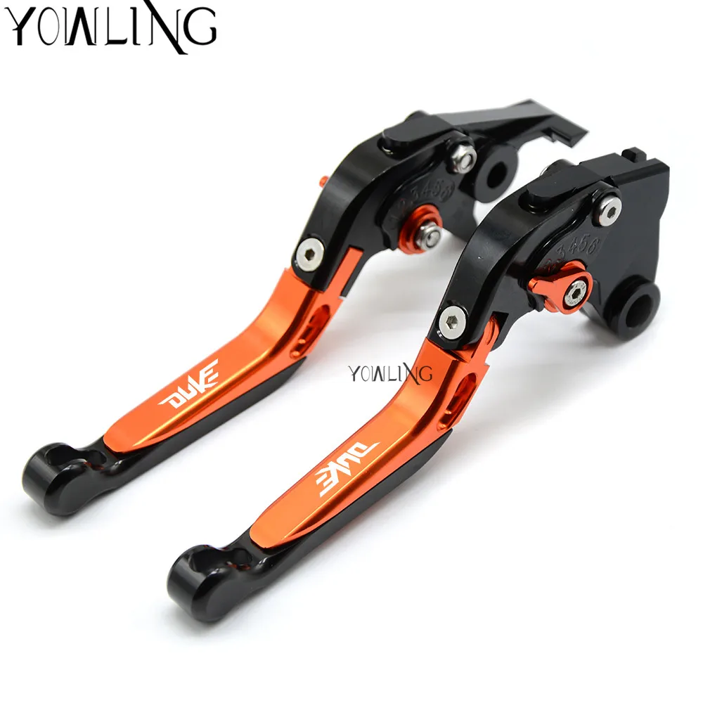 Для KTM DUKE 390 RC390 2013-& DUKE 200 RC200-& 125 Duke 2011- Мотоцикл с ЧПУ алюминиевые тормозные рычаги сцепления