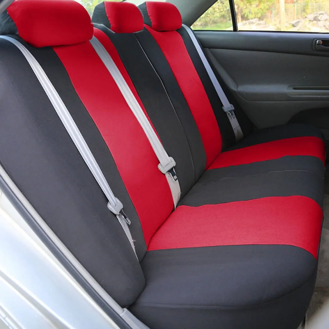 Dewtreetali 9pcs/4pcs Set Rear Front Car Seat Cover Universal Automobiles Seat Covers Protector Polyester Four Seasons