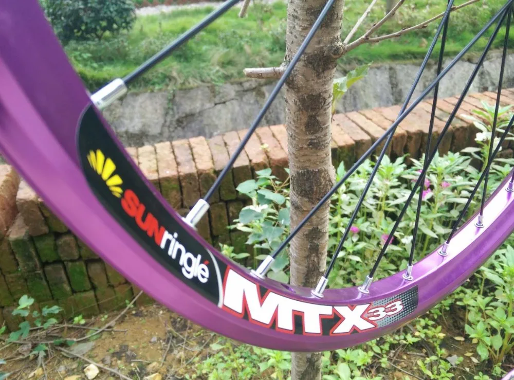 32 отверстия SUN MTX 33 DH/AM/FR колеса для горного велосипеда 26/27. 5/29er F110* 20 мм/R135*9 мм ступицы для горного велосипеда MTB колеса