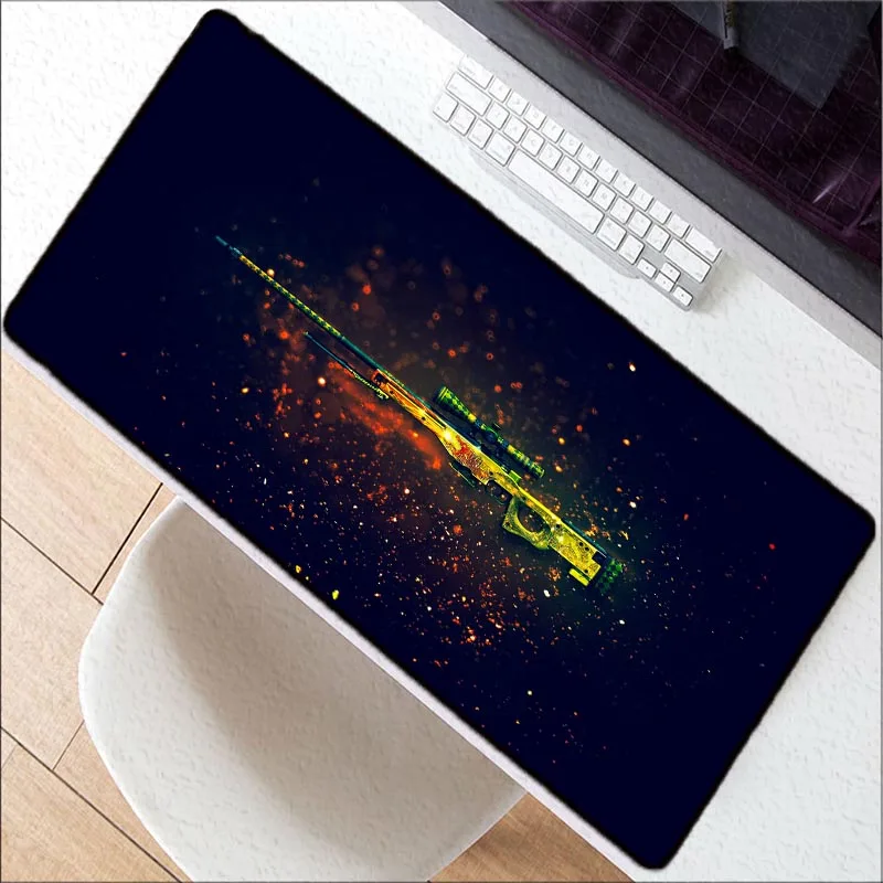 Игровой коврик для мыши Congsipad CS GO с большим замком 30x90 см игровой big Hyper beast CS: gun обои