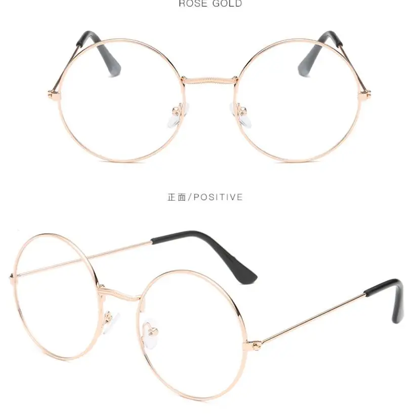 Hp harri очки Ретро Винтажные круглые очки оправа из металлического сплава очки Гарри очки прозрачные линзы для мужчин и женщин