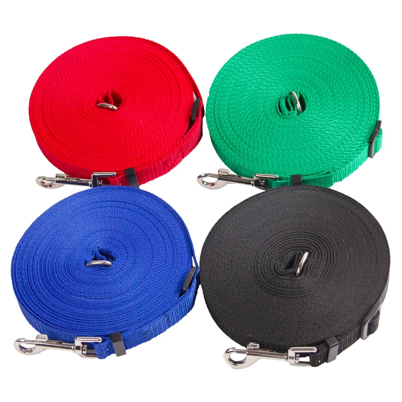 12M 15M 20M 30M Nylon Training Leashes For Pet Dog Retractable Dog
