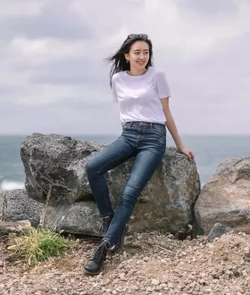  Original xiaomi mijia 90 points Slim small straight light warm jeans comfortable wild high quality 