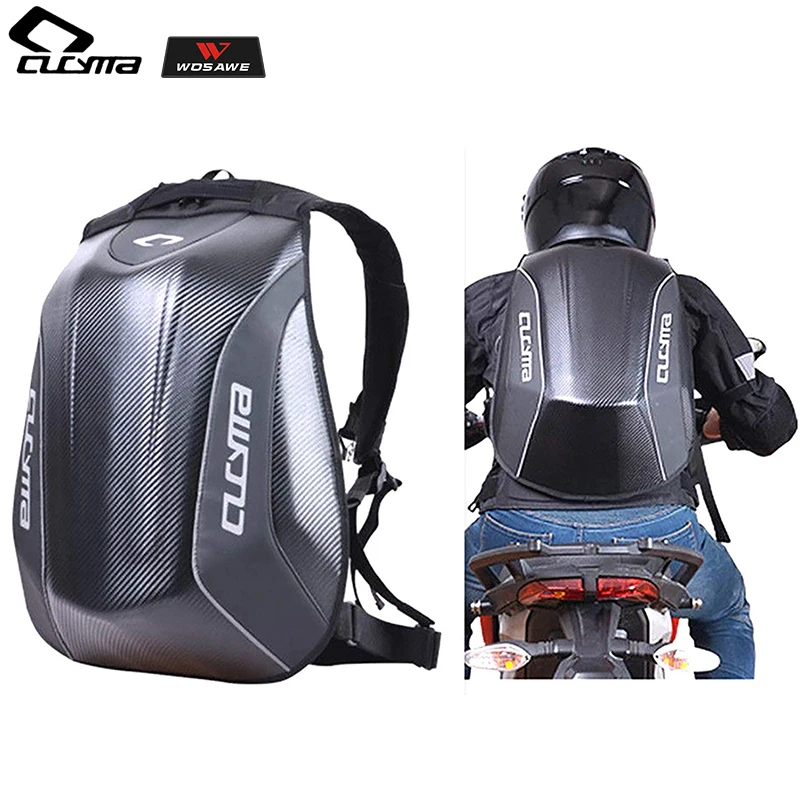 

CUCYMA Motorcycle Backpack Carbon Fiber Waterproof Breathable Motocross Racing Knight Backpack Hiking Camping Bag Computer Bag