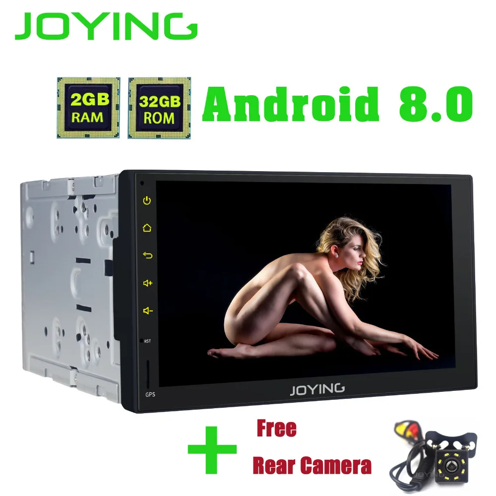 

JOYING 7'' 2 din Android 8.0 Car Radio Stereo 8 Core 2GB Touch Screen Autoradio Video Out GPS WiFi Audio with Rear View Camera