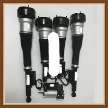 for MERCEDES benz CL & S W221 S350 S450 S500 S550 CL550 S63 AMG COMPLETE SET AIR SUSPENSION STRUTS / SHOCKS compressor pump